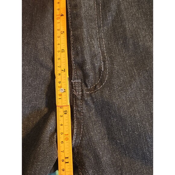 Structure Mens Size 38X32 Black Denim Slim Fit Straight Leg Jeans - Picture 8 of 9